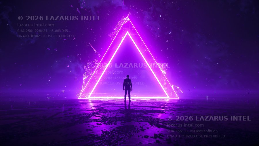 NHI TRIANGLE 4K — asset visual 4K, Lazarus Intel Tier 02