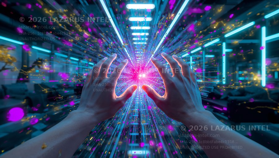 POV PORTAL 4K — asset visual 4K, Lazarus Intel Tier 02
